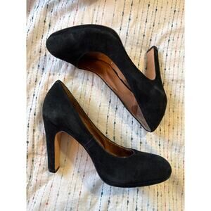 Corso Como Black Leather Pump Heel Size 7.5